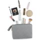 thumbnail image 3 of Neceser pequeño para maquillaje, bolso de mano, mini neceser de viaje para maquillaje, organizador de pinceles, labiales y accesorios electrónicos, gris (1 unidad), 3 of 4