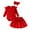 Z1-Red, variant on Valentine's Day Baby Girl Clothes Toddler Long Sleeve Ruffle Romper Top Skirt Set Heart Print Little Girls Overall Dress,Red,12-18 Months