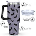 thumbnail image 3 of Halloween Ghost Stainless Steel Tumbler Happy Halloween Pumpkin Travel Coffee Mugs with Straw,Thermal with Lids for Hot and Cold Drinks for Daughter Son 40 oz Spooky Mug, 3 of 7