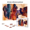 thumbnail image 6 of Rateoe Cultural Silhouette Journey Pattern Wooden Picture Puzzle ,1000 Piece Jigsaw Puzzle ,Family Fun Puzzle, Home Décor Puzzle, Gift Puzzle(Vertical style), 6 of 9