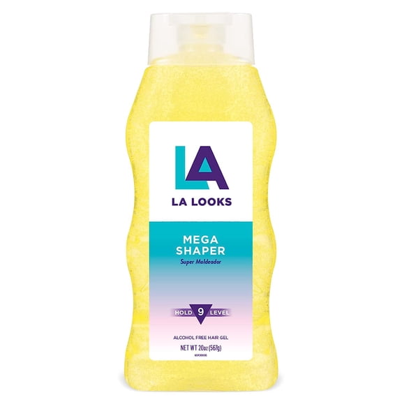 L.A. Looks Mega Mega Hold Rock Hard Fixation Hair Styling Gel - 20 Oz