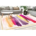 thumbnail image 2 of Pink Rugs, Colorful Rugs, Gold Rug, Modern Rug, Non-Slip Carpet, Door Mat, Entry Rug, Wedding Rug, Outdoor Rug, 3D Printed Rug, Minimal Rug, 2.6'x4' - 80x120 cm, 2 of 5