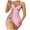 Pink, variant on Jamicy Womens Sleepwear Dress Valentine's Day Gifts for Women Floral Backless Breathable Mesh Nightgown Lace V Neck Split Chemise Teddy Spaghetti Strap Sleepwear