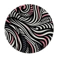 thumbnail image 2 of Nawypu Abstract Pattern Round Fitted Tablecloth  Fitted Table Cloth for Round Table Waterproof Wipeable Round Elastic Table Cloth Circular Table Cover with Elastic Edge, 2 of 7