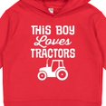 thumbnail image 3 of Inktastic Farming This Boy Loves Tractors Toddler Hoodie, 3 of 4