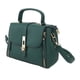 thumbnail image 2 of Bolso de mano tipo mensajero de PU, elegante bolso de hombro vintage para mujer con múltiples bolsillos, correa ajustable, color verde, talla única, 2 of 15