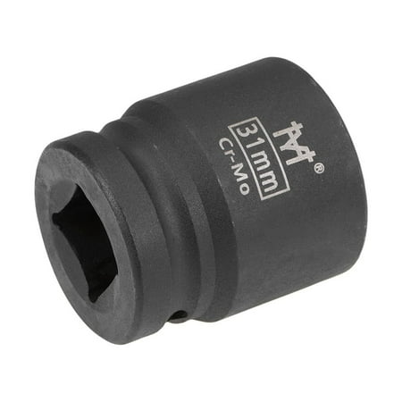 

Uxcell 3/4 Drive 31mm 6-Point CR-MO Steel Shallow Impact Socket