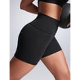 thumbnail image 4 of Shorts CRZ YOGA Butterbreeze tiro alto 10 cm negro S, 4 of 5