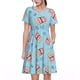 thumbnail image 1 of Easygdp I Am A Fan Popcorn para Vestido Transpirable de Mujer, Vestido Suelto de Manga Corta con Pliegues y Bolsillos para el Verano, 1 of 6