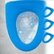 thumbnail image 5 of Asiento de inodoro universal, tejido, lavable en verano, en forma de O, Azul, 5 of 6