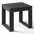thumbnail image 4 of WestinTrends Montara Modern Outdoor HDPE Rectangle Patio Side Table, Gray, 4 of 14