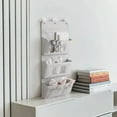 thumbnail image 4 of Cloth Hanging Bag Student Dormitory Wall Shelf Bathroom Purpose Storage Bag Polyester Sorting And Storage Artifact 15x15x15 Storage Cubes, 4 of 4