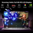 thumbnail image 6 of Lenovo LOQ RTX 5060 Gaming Laptop, 15.6" FHD 144Hz NVIDIA G-Sync Display, AMD Ryzen 7 250, NVIDIA GeForce RTX 5060, 32GB DDR5 RAM, 1TB SSD, 5MP Privacy Camera, Ethernet (RJ45), Backlit KB, 6 of 9