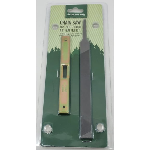 FORESTER CHAINSAW .025 RAKER DEPTH GAUGE TOOL AND FLAT FILE
