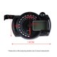 thumbnail image 5 of Motorcycle Electronic Tachometer Universal Digital Meter Modified Motorcycle Speedometer, 5 of 5