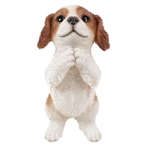 Hi-Line Gifts 8.5" Praying Cavalier King Charles Spaniel Puppy Outdoor Garden Statue