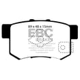 thumbnail image 3 of EBC GREENSTUFF PADS Fits select: 2011-2015 HONDA ACCORD, 2017-2020 ACURA MDX, 3 of 10