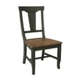 thumbnail image 4 of Wood 42 in. Drop Leaf Dining Table with 2 Chairs in Hickory/Washed Coal, 4 of 10
