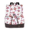 thumbnail image 1 of Fotbe Purple Mushroom Mochila Bolso con Estampado para Mujer, Mochila Antirrobo de Nylon Impermeable, Bolsa Ligera de Hombro, 1 of 4