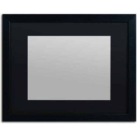 - Trademark Fine Art Heavy-Duty 16x20 Black Picture Frame with 11x14 Black Mat