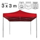 thumbnail image 2 of Toldo Plegable 3X3 Metros Carpa Reforzada Estructura De Acero Impermeable Para Jardín, Tianguis Y Eventos, 2 of 4