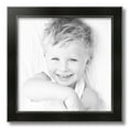 thumbnail image 2 of ArtToFrames 15" x 15" Honors Black with Silver Picture Frame, 15x15 inch Black Wood Poster Frame (WOM-5157),  Pack, 2 of 7