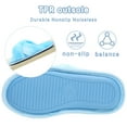 thumbnail image 6 of FUPPIA Girls Slippers Girls Cross Band House Slippers ​Tie Dye Plush Open Toe Bedroom Shoes Blue Little Kid 13, 6 of 6