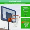 thumbnail image 6 of Regulation 18" Steel Basketball Rim - Choose from Fixed or Breakaway - Use for Replacement or Garage Mount-xlk, 6 of 10