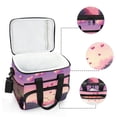 thumbnail image 6 of FORMRS Insulated Cooler Bag 24 Cans Capacity Soft Leakproof Lunch Box with Side Pockets, Pixel Floating Hearts, 6 of 7