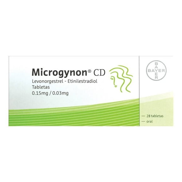 Microgynon CD 0.15 mg/0.03 mg 28 tabletas