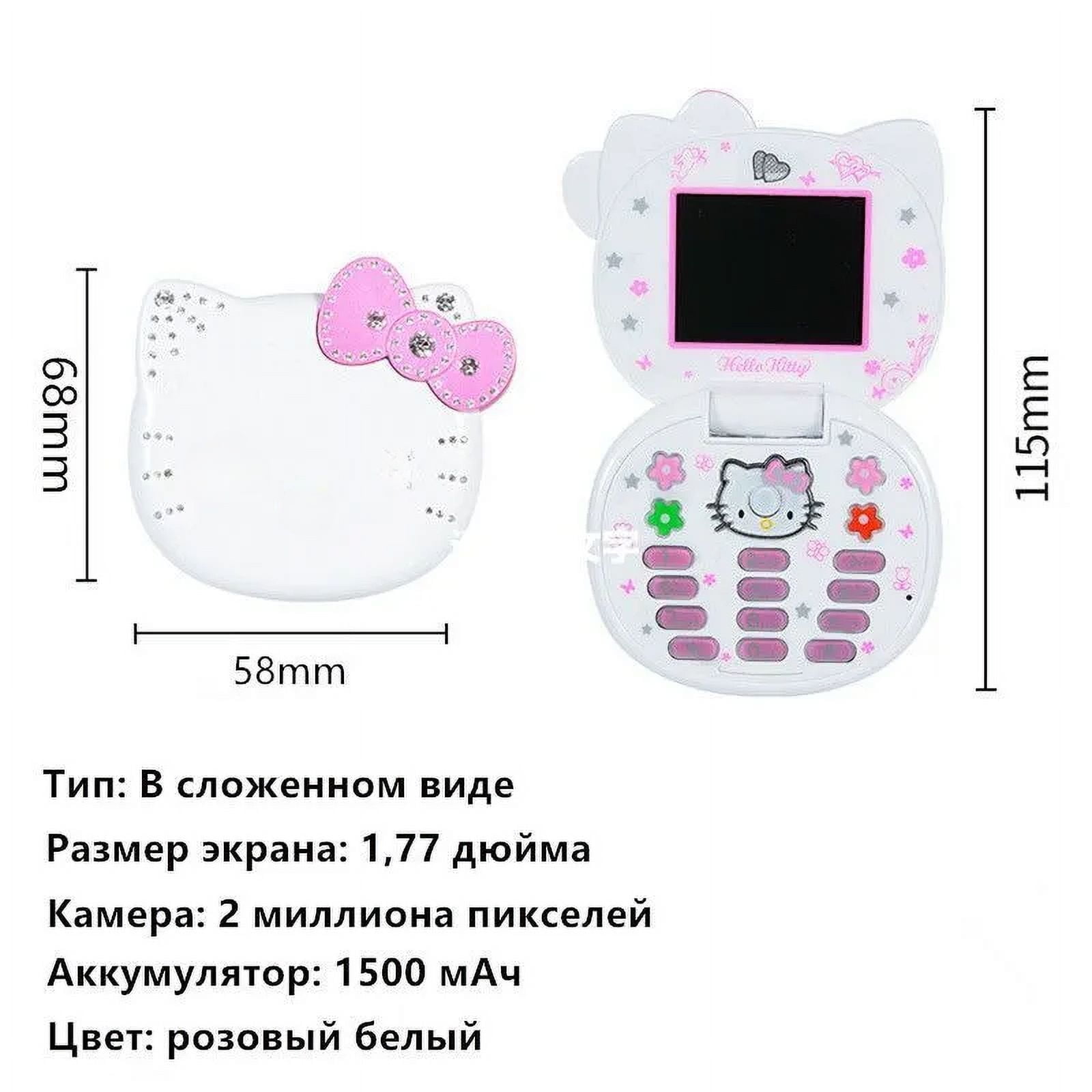 Flip Mobile Phones Cute K688+ Cartoon Kids Taiml Kawaii Mini Cellphone Birthday Fashion Girls Gifts Toys For Children