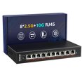 thumbnail image 1 of Switch Ethernet YuanLey de 10 puertos, 8x2,5G y 2x10G RJ45, sin ventilador, 1 of 6