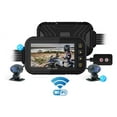 thumbnail image 1 of 3" Screen Full Body Waterproof Motorcycle DVR Dash Cam 1080P Front Rear View Motorcycle Camera Recorder Box ,Clear Images, 1 of 7
