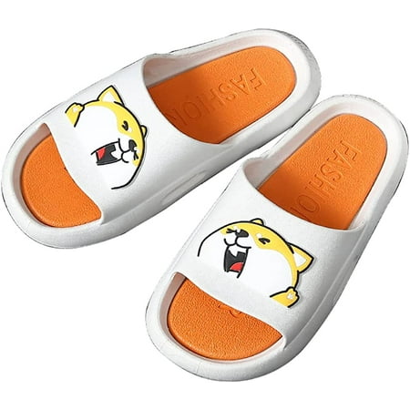 

CoCopeaunt Women s Cute Cartoon Animal Slippers Non-Slip Shower Sandals Bathroom Soft Slipper Cat Couples Shoes