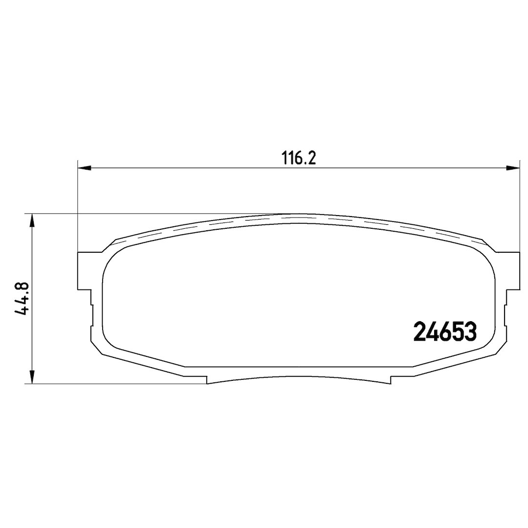 Brembo P83098X; Brake Pad; XTRALINE; FMSI Number D1304-8420/ D1304-8854; Low-Metallic; Set Of 4