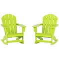 thumbnail image 5 of Polytrends  Laguna Hdpe All Weather Outdoor Patio Rocking Chair (Set of 2) Lime, 5 of 5