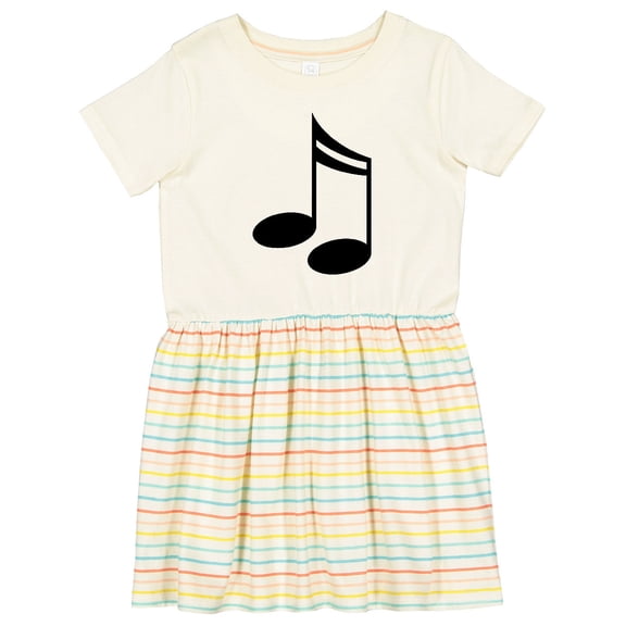 Inktastic Music Notes Musician Girls Toddler Dress