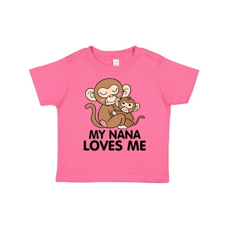 

Inktastic My Nana Loves Me Gift Toddler Boy or Toddler Girl T-Shirt