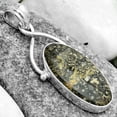 thumbnail image 2 of Natural Leopard Skin Jasper 925 Sterling Silver Pendant Jewelry P-1031 SDP123403, 2 of 5