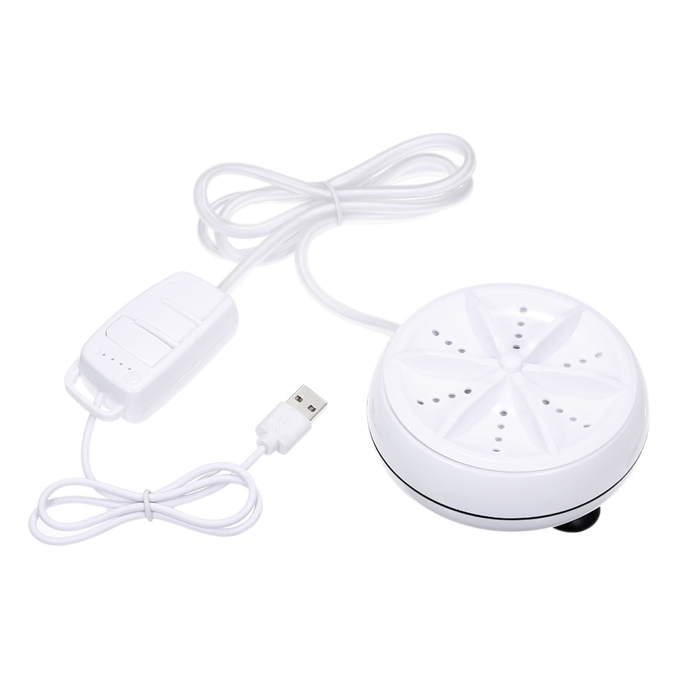 POINTERTECK Meterk Portable Washing Machine 1 kg Laundry Quantity Mini Rotating Washer with USB Cable for Travel Home Business Trip