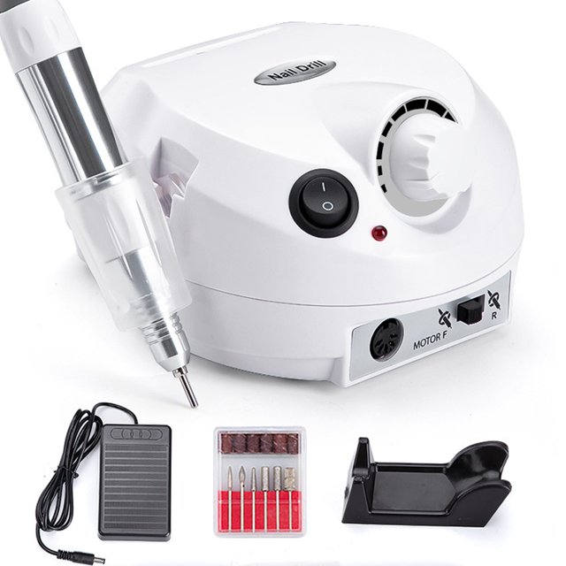 Lijadora Eléctrica para Uñas Acrigel y Fibra Porquinho Motor 30000 rpm Profesional Bivolt para Manicura y Diseño Deng Xun unisex
