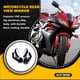 thumbnail image 3 of Paquete de 2 Motocicleta Vista trasera Espejos 360 ° Rotación de gran angular Visión Corrosión Resistente a la resistencia a mano Accesorios de ciclomotor negro Advancent VI002053-01B, 3 of 7