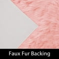 thumbnail image 3 of Latepis Pink Area Rug 9x12 Shaggy Rug Faux Sheepskin Fur Rug for Living Room Floor Carpet Cute Plush Rug for Bedroom Girls Soft Furry Rug Luxury Home Decor, 3 of 6
