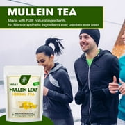 Herbal Mullein Tea, Mullein Leaf Tea Detox Tea Bags, Caffeine Free, 2g/Bag, 56 Bags