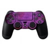 Skin Decal Wrap Compatible With Sony PS4 Controller Purple Sky