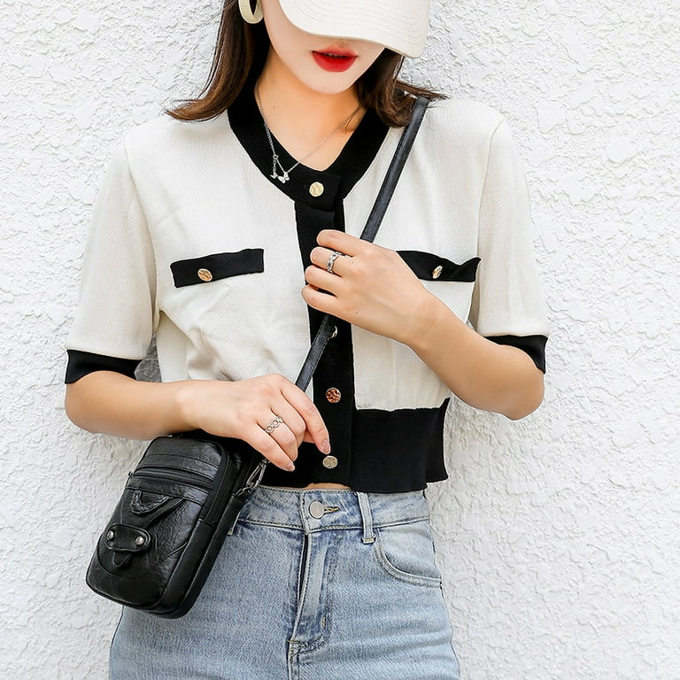 Nsxcdh Retro Shoulder Bag,Mini Small Crossbody Bag with Multi