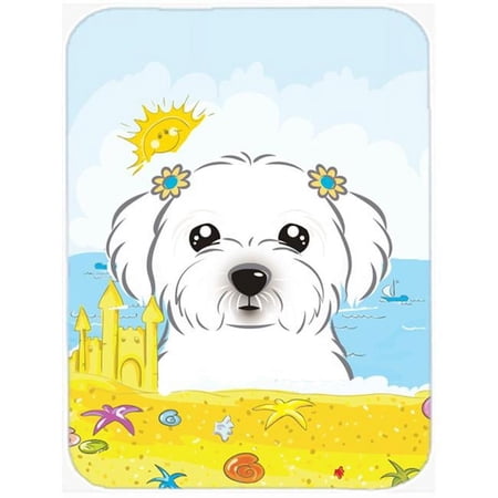 Maltese Summer Beach Mouse Pad  Hot Pad or Trivet price history on PriceWatchPro