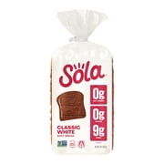 Sola Classic White Bread, 0g Net Carb, Non-GMO, 14 oz Loaf