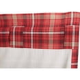 thumbnail image 7 of VHC Brands Rustic Red Plaid Braxton Scalloped Curtain for Living Room Bedroom Long Panel Pair, 7 of 7