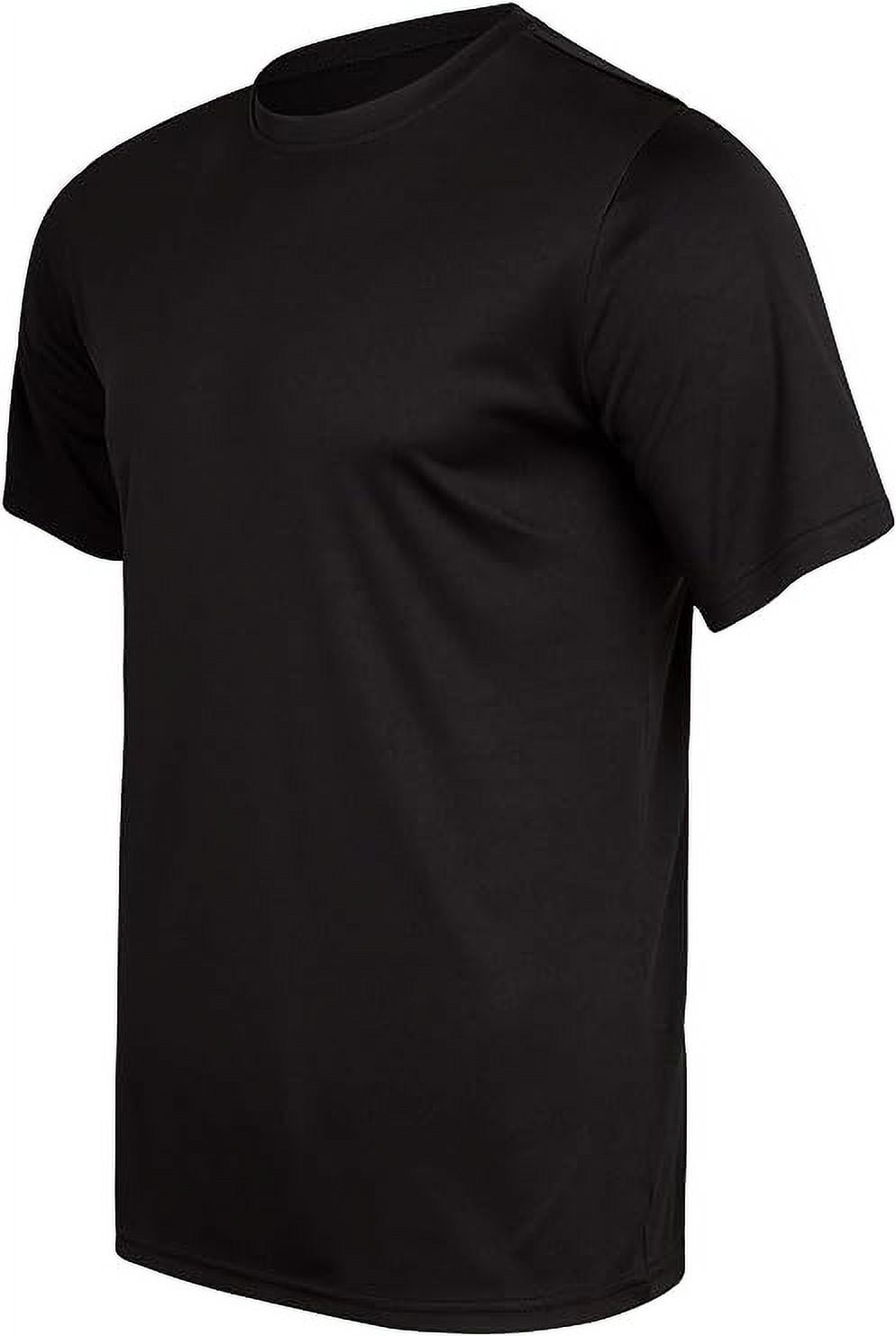 iXtreme Men's Athletic T-Shirt - 4 Pack Active Performance Dry-Fit Sports Tee - Short Sleeve Workout Running Shirt (S-3XL)